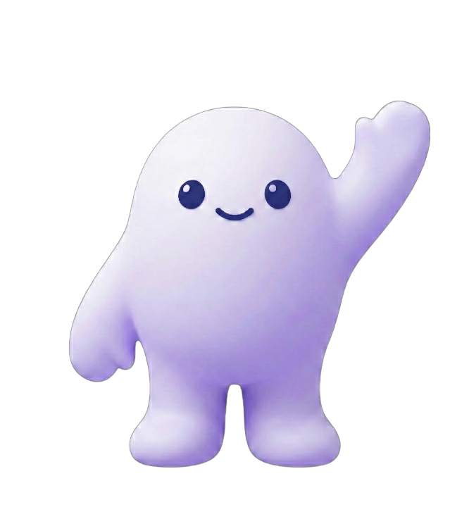 The original Outpace character waving
